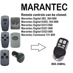 Marantec D302 D304 D313 D321 D323 868 МГц гаражные ворота дистанционное управление брелок MARANTEC ручной передатчик гаражная команда