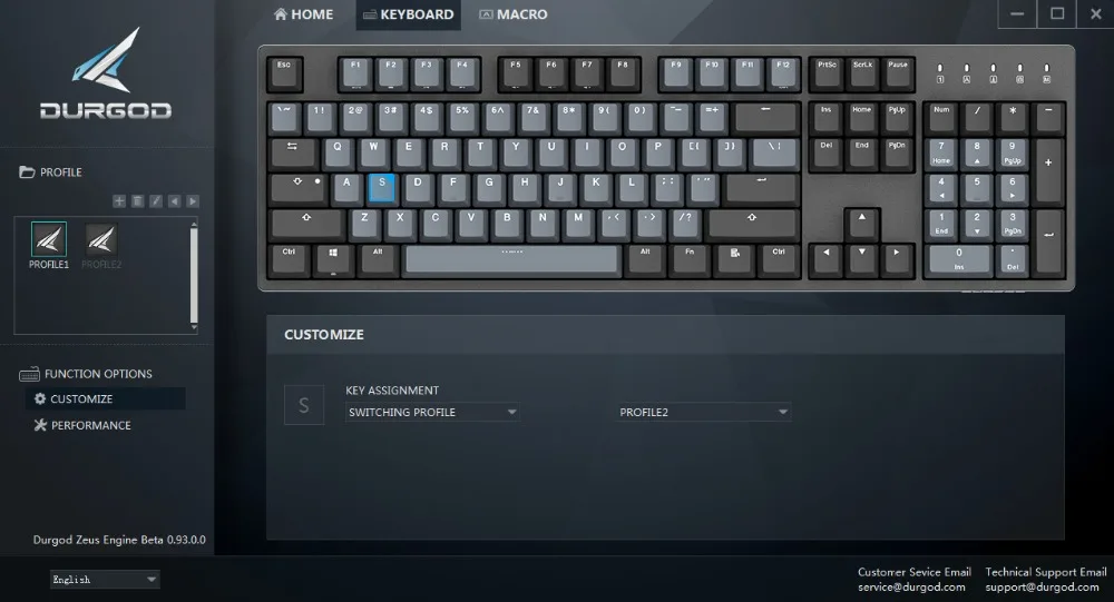 Механическая клавиатура durgod 104 Телец k310 с помощью переключателей cherry mx pbt doubleshot keycaps коричневый синий черный красный серебристый переключатель