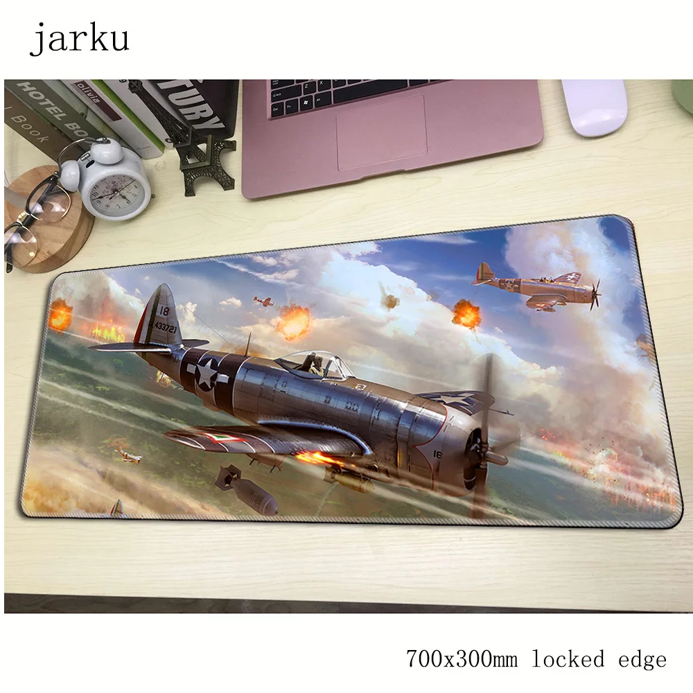 Игровой коврик для мыши war thunder 700x300x3 мм большой профессиональный аксессуары