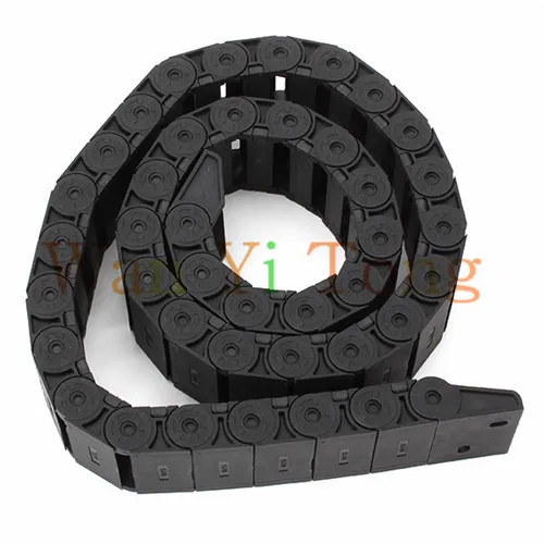 

Black Nylon 1m Length Cable Drag Chain Wire CNC Machine Tools R38 15 x 40mm