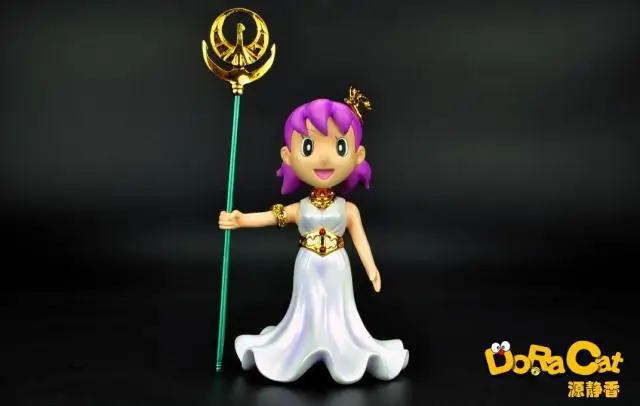 Японское аниме DoraCat Doraemon Nobita Nobi Cos Saint Seiya Minamoto Shizuka Athena ПВХ экшн фигурка