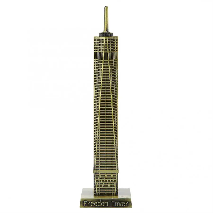 

Decoration Novelty Metal New York Freedom Tower Model Home Office Decor Ornaments Handcrafted Collections home decoration
