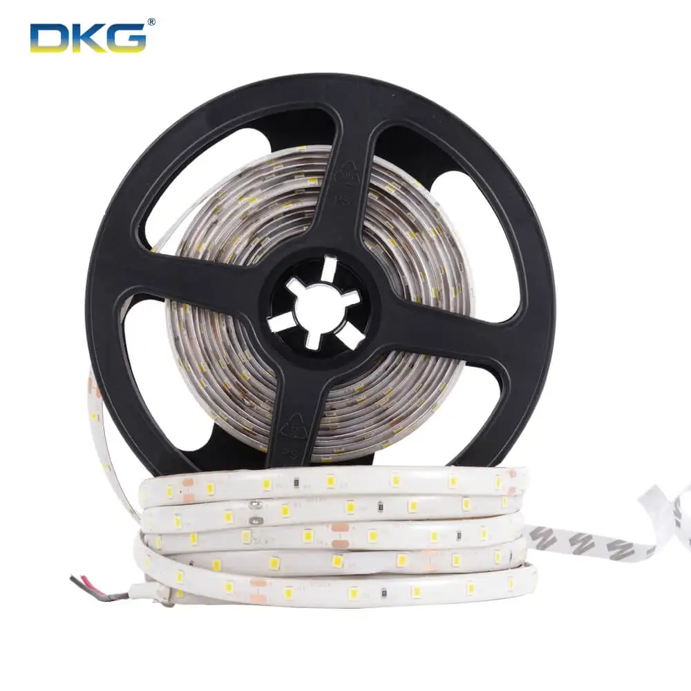 DKG 5 м RGB Светодиодная лента Водонепроницаемая DC 12 V SMD 5050 2835 60 светодиодов/м