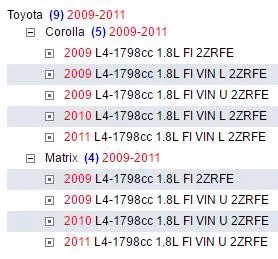 Для Защитные чехлы для сидений, сшитые специально для Toyota Corolla матрица масла Управление клапан 15330-0T030 TS1028 15330-0T040 15330-0T010 15330-37010 TS1073 2T1073 917-235 917235