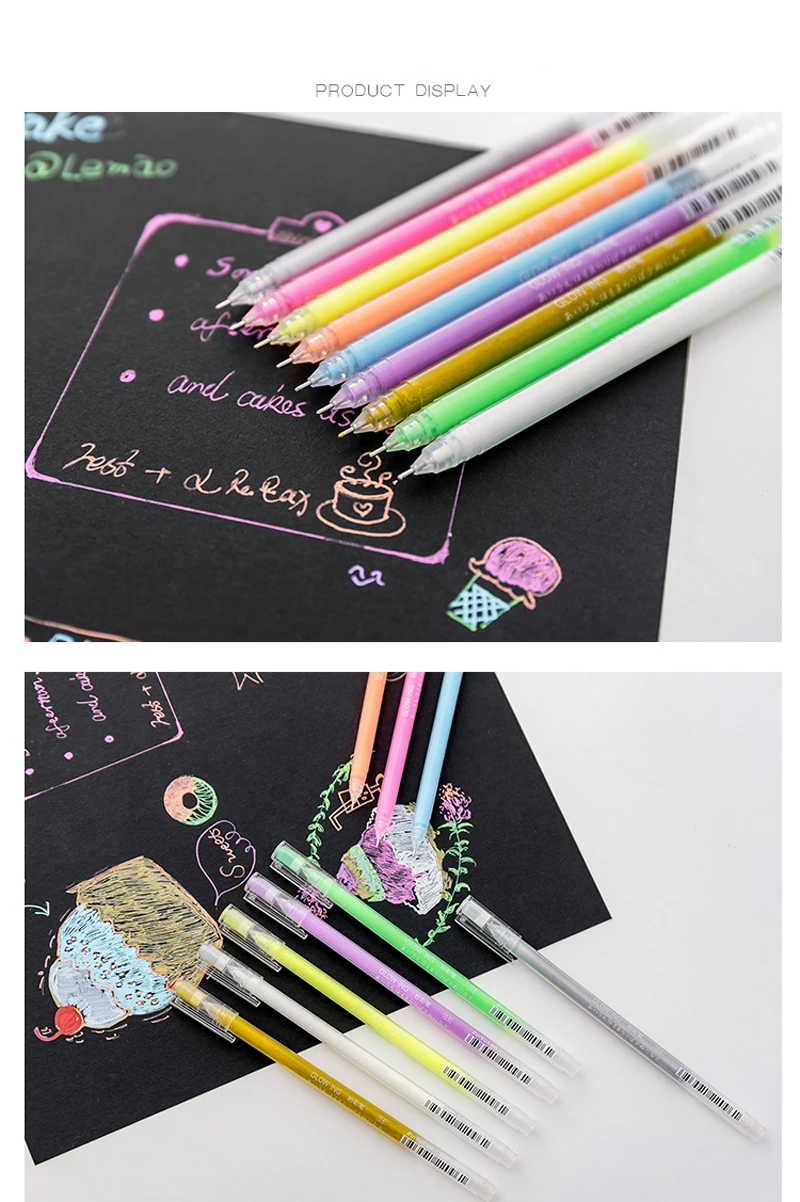 EZONE 1 шт цветная гелевая ручка для детей, сделай сам, живопись, милый яркий цвет, ручка для рисования, эскизов, альбом, школьные, офисные принадлежности