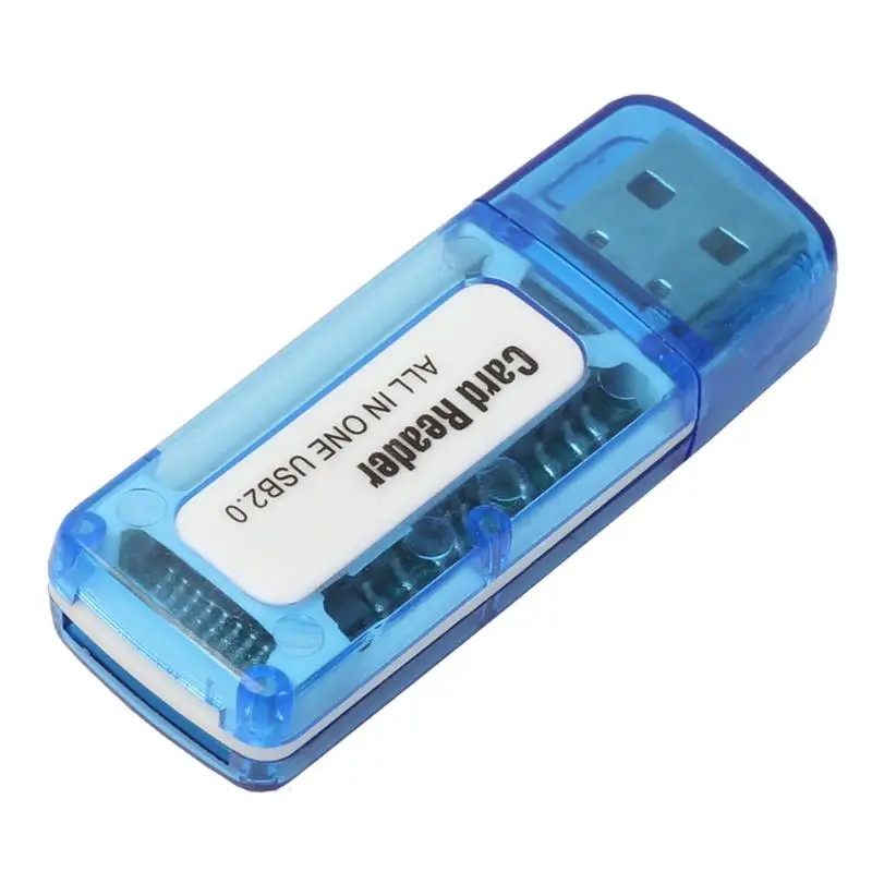 Портативный 4 в 1 USB 2 0 кардридер для TF / SD MS /M2 карт | Компьютеры и офис