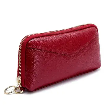 

Korean version Women wallets 2019 High quality ladies Purse clutch bag genuine leather wallet mobile phone bag zipper coin purse