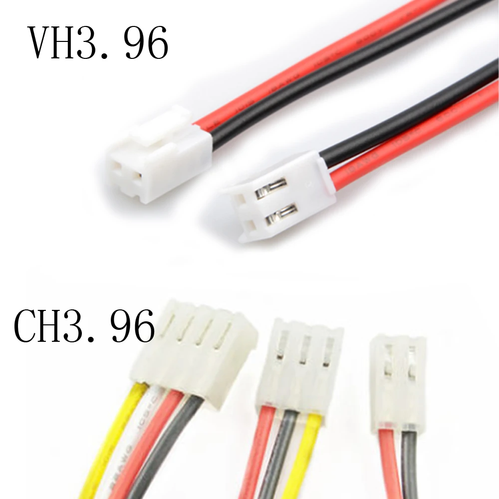 5 шт. JST VH3.96 VH 3 96 мм CH3.96 разъем для кабеля 2/3/4/5/6/7/8/9/10Pin Штекерный 20 см длина провода