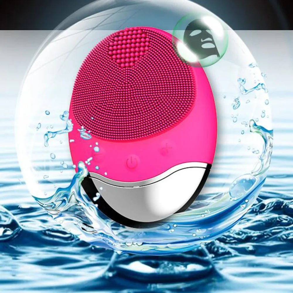 WASHING INSTRUMENT electric wash face cleaning massage brush waterproof