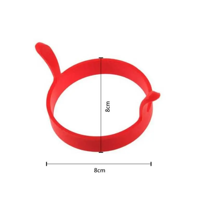Креативное приготовление завтрака инструменты круглая силиконовая омлетная Форма для яиц сковорода LX6761