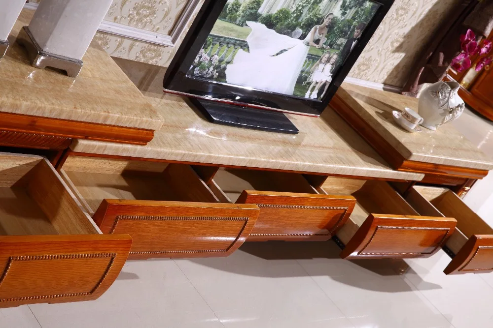 antique wooden living room set coffee table+end table+console table+TV stand made in China furniture