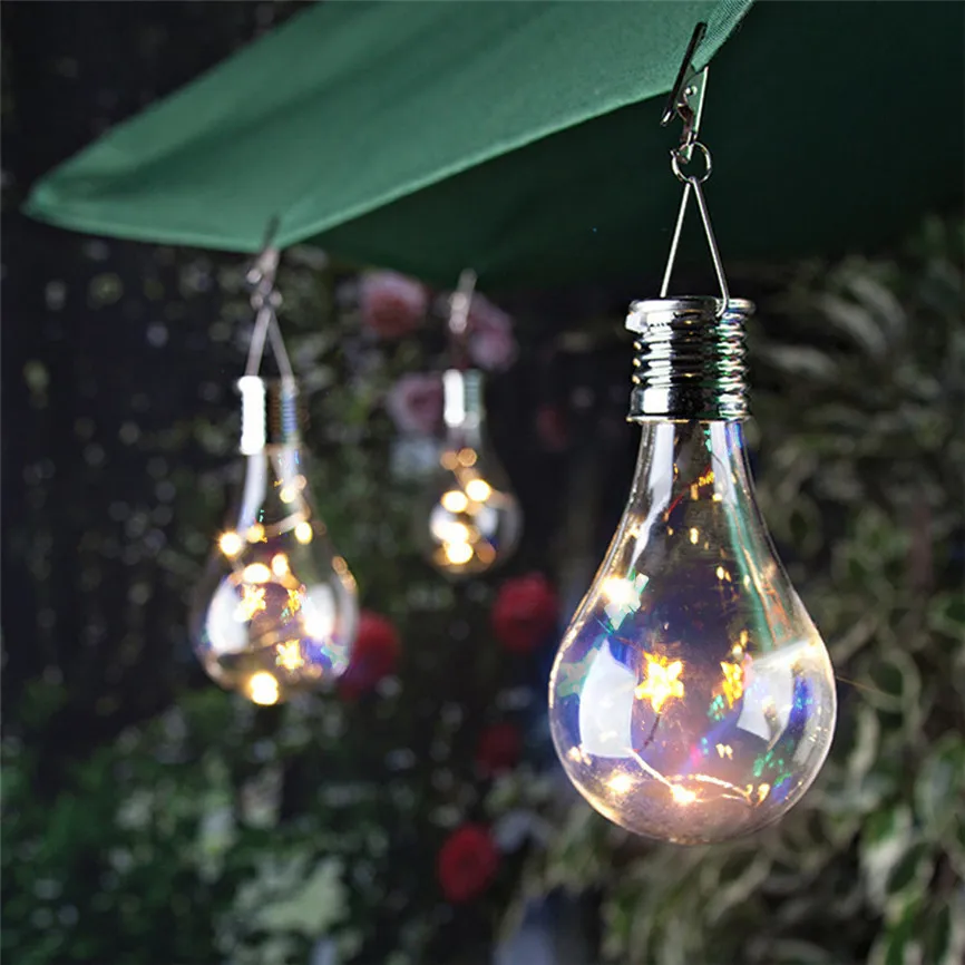 

Solar Panels LED 1.2V Waterproof Solar Light Bulb Rotatable Outdoor Garden Lamp Camping Hanging Stars Light Lamp Bulb Decoration