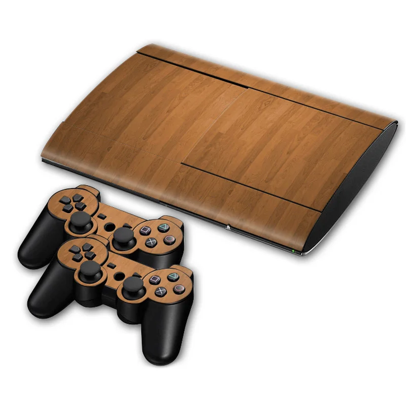 

for Skull simple design Skin sticker For PS3 Super Slim 4000 Console and 2 Controller Decals #TN-P3Slim4000-0140