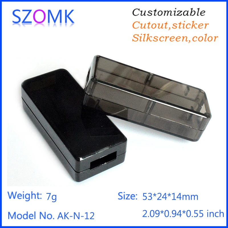 szomk small plastic enclosure for electronics plastic case usb instrument housing junction box (11)