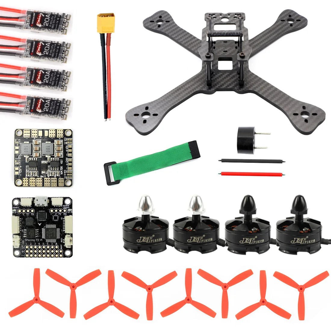 DIY TX5-210 210 мм 2,4G RC гоночный Дрон мини Квадрокоптер SP F3 Caddx Turbo S1 камера ночного видения 5,8G VTX FPV очки для монитора