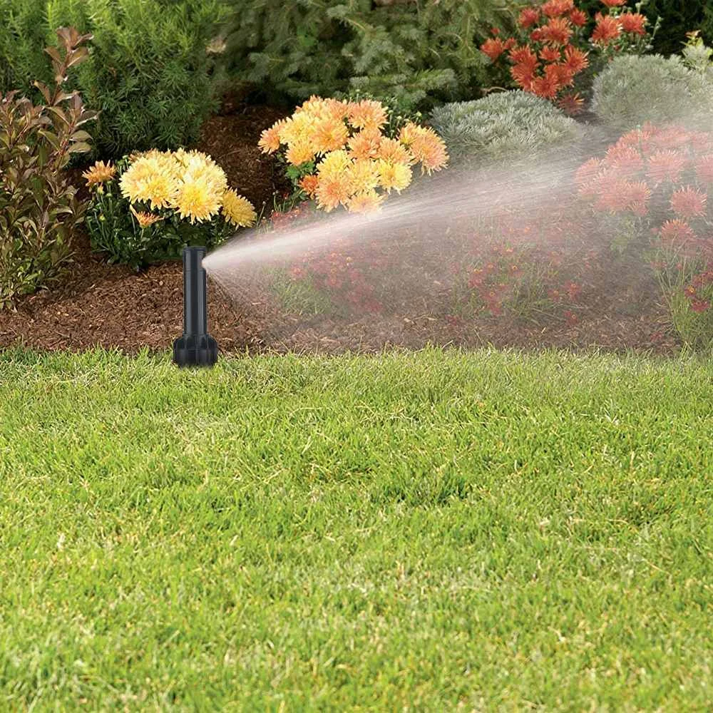 High Pressure 360 Degrees Rotating Watering Pop-up Spray Head Sprinkler Grassland Integrated Sprinkler Watering 5.0-15.2 Meter R