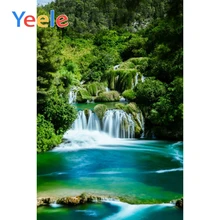 Yeele Chinese Style Rockery Waterfall Nature Landscape Photography Backgrounds Scenery Photographic Backdrops For Photo Studio