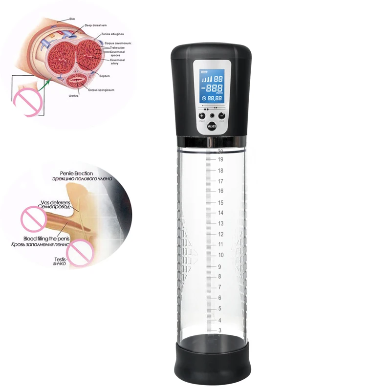 

Automatic Electric Penis Pump Enlargement Vacuum Pump Prolong Enhancer Penis Enlarger Extender Adult Sex Toy For Men Gays