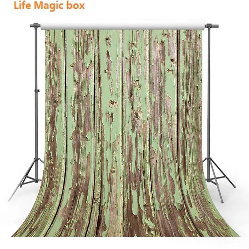 Sfondo Fotografico Vinilo Suelo Verde Mottle Perle Di Legno Bred Foto-363