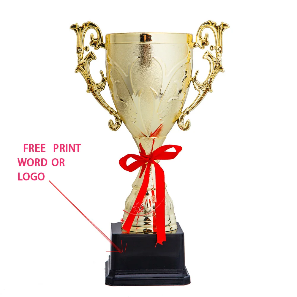 Plastic Trophy Toys 17 cm Award Trophy Cups Free Engraving