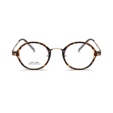 Ретро круглые очки оправа металлическая нога мужские очки оправа оптика очки ультра светильник для женщин Оптические очки