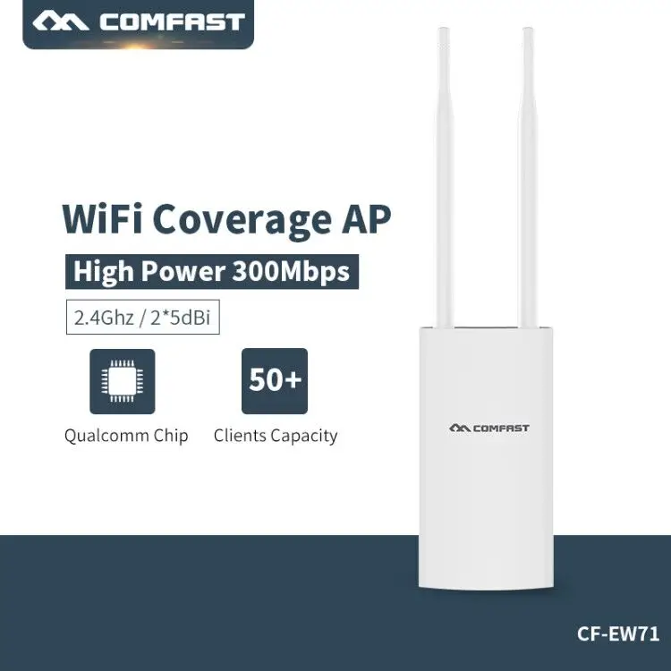 CF EW71 высокомощный открытый Wifi AP ретранслятор 2 4G 300 Мбит/с беспроводной роутер