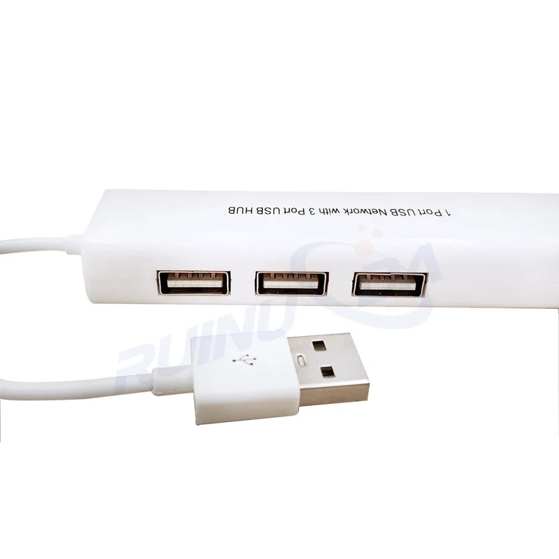 3 порта USB к rj45 lan сетевой карты для ноутбука рабочего combo адаптер разветвитель