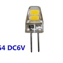 3 шт. G4 светодиодный DC6V силиконовая лампа инструмент лампа G4 6V светодиодный микроскоп светильник мини лампа 5730-6smd