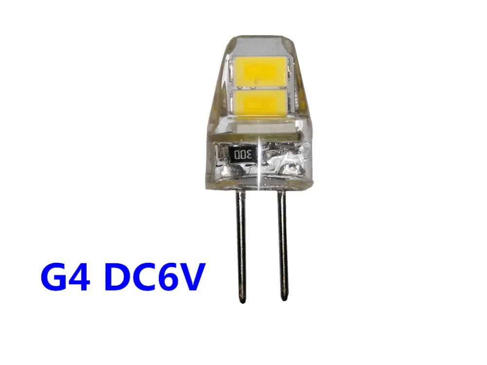 

3PCS G4 LED DC6V Silicone bulb instrument bulb G4 6V LED Microscope light bulb Mini bulb 5730-6smd