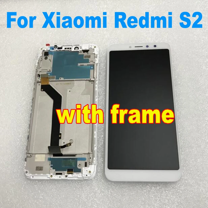 Скидка 100% тестирование Xiaomi Redmi S2 Y2 10 точек касания емкостный сенсорный экран Панель Экран ips ЖК дисплей Дисплей, дигитайзер, для сборки, с корпусом, С...