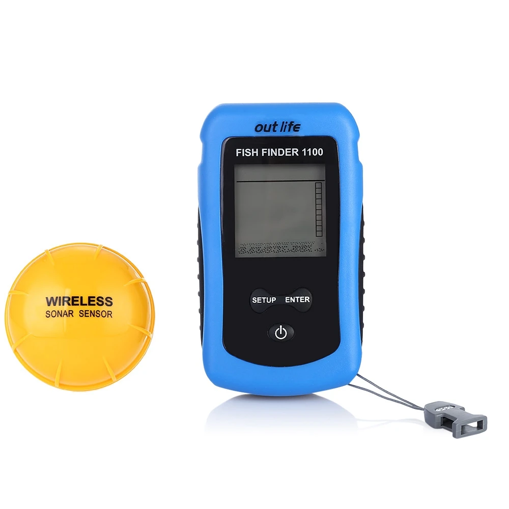 Smart Portable Sonar Fish Finder Wireless Depth Fish Finder LCD Water