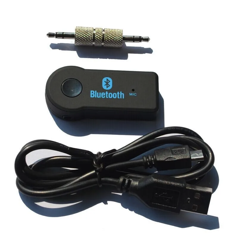 

Universal 3.5mm Streaming Car A2DP Wireless Bluetooth Car Kit AUX Audio Music Receiver Adapter Handsfree with Mic For Phone MP3
