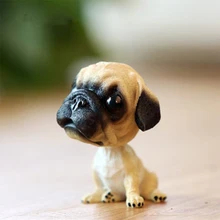 Креативное украшение автомобиля Весенняя собака милая кукла голова автомобиля аксессуары автомобиль Jushi украшения