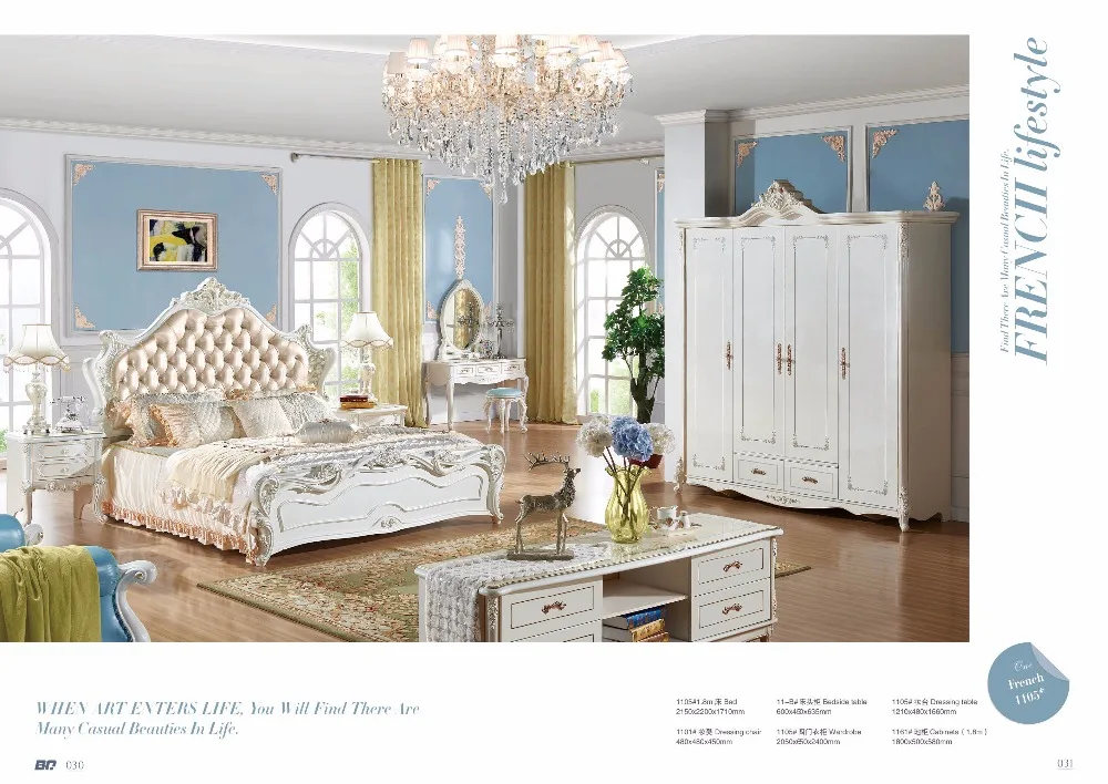 2017 ريال Moveis الفقرة قورتو Coiffeuse الجدول دي ماكويلاج منضدة طاقم غرفة نوم الأثاث مع السرير ، خزانة ، مضمد