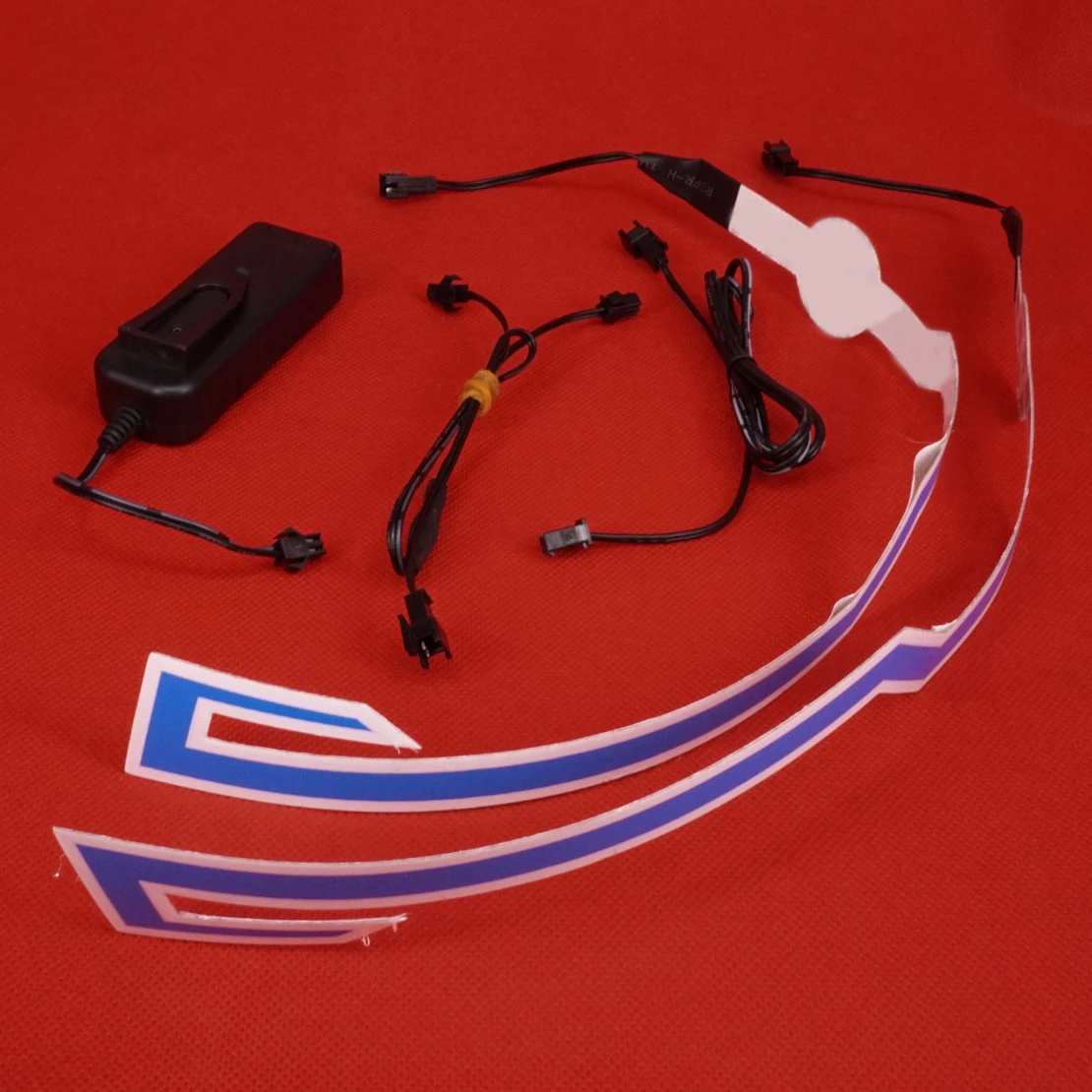 CITALL Universal 2pcs/Set Motorcycle Helmet LED Light Strip Night