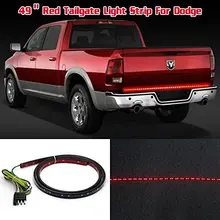 4" Универсальный красный багажника светодиодный светодиодные полосы(фары дальнего света/тормоза и парковка) для 2003-2012 Dodge Ram 1500 2500 3500 4500 5500