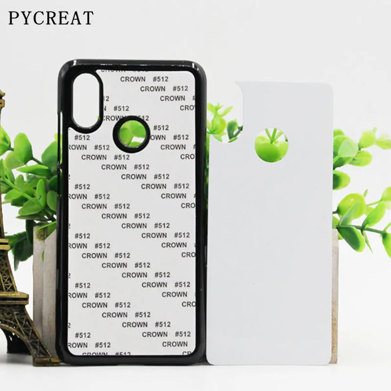 

For Mi 8 PC Sublimation Case Hard Plastic Heat Transfer 2D Funda For XiaoMi 8 Mi8 Sublimation Dye Cover With Blank Metal Insert