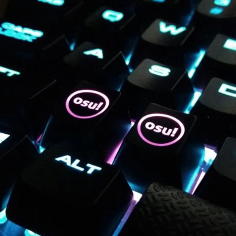 

[HFSECURITY] 2 pcs Backlight OSU Keycaps for Cherry Keyboard Backlit Mechanical Keyboard Keycap