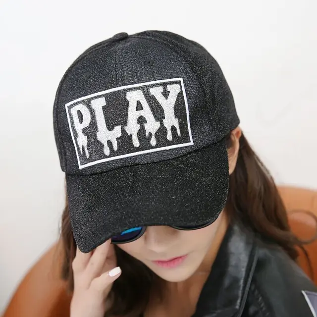 Gold Wire Line Print Letter Women’s Hats Summer Sun Hip Hop Brand Baseball Cap Female Snapback Caps Casual Hat