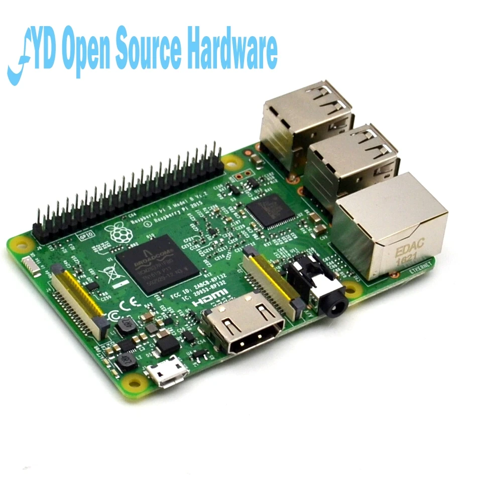 2016 New Original Raspberry Pi 3 Model B Board 1GB LPDDR2 BCM2837 Quad-Core Ras PI3 B,Ras PI 3B,Ras PI 3 B with WiFi&Bluetooth