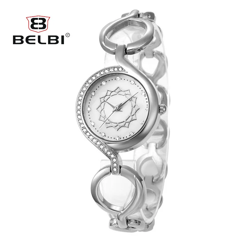 BELBI Роскошные брендовые наручные часы с кольцом женские модные повседневные