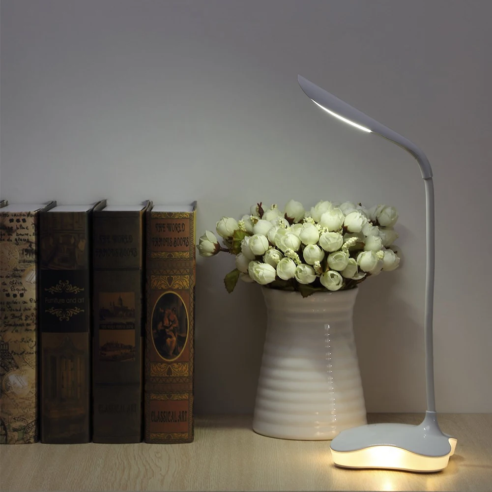 

Coquimbo Clover Desk Lamp For Reading Dimmable LED Table Lamp USB Charging Port 5W Touch Switch 3 Level Brightness Led Light
