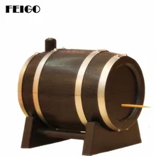 FEIGO 1 шт. креативный винный баррель стиль пластик автоматическая зубочистка коробка держатели для Зубочисток контейнер Диспенсер Для Зубочисток держатель F73