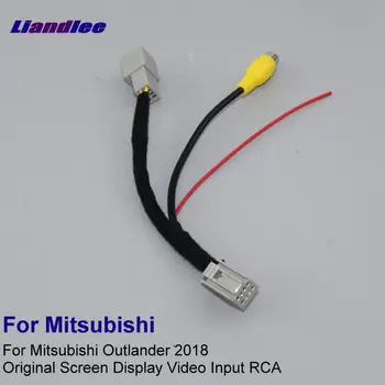 

Liandlee Car Rear View Camera RCA Adapter Wire For Mitsubishi Eclipse Cross High-End Edition 2017-2019 Original Connector Cable