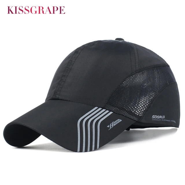Summer Breathable Sport Hats for Men Mesh Baseball Cap Adjustable Hat