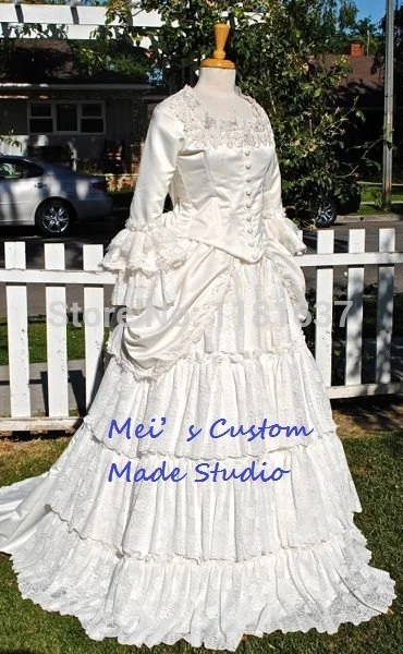 Custom Made 18th Century Victorian Bustle Christine S Period Gown