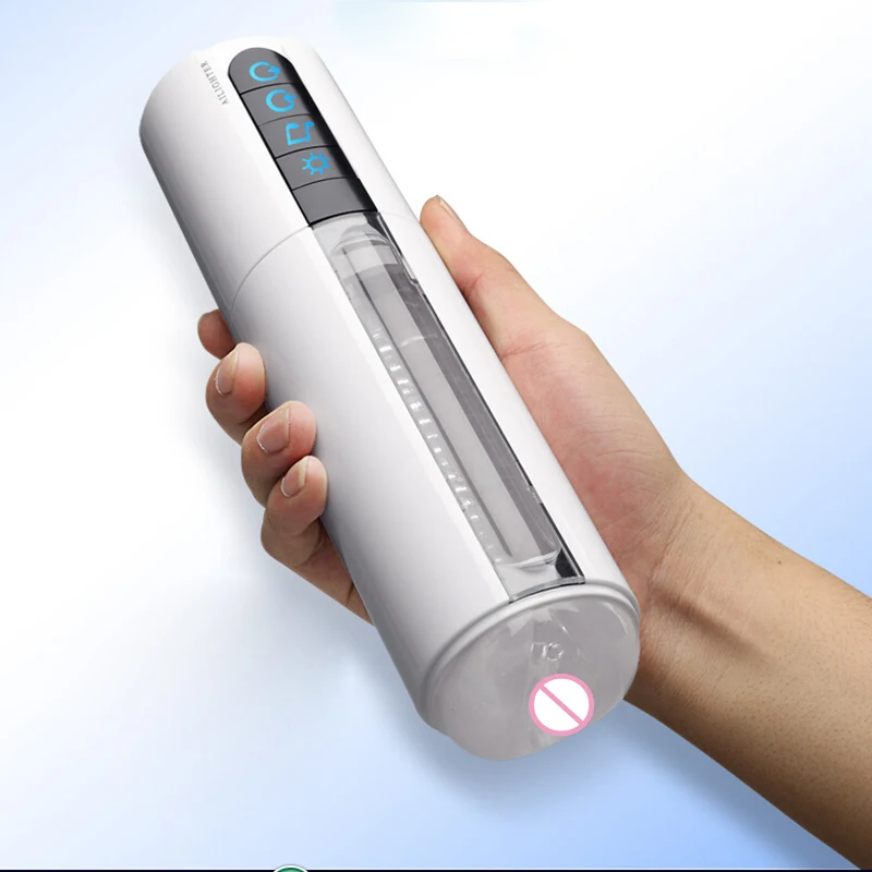 New Male Handsfree Auto Suck Smart Heating Masturbating Cup Induced Vibration Masturbator artificial vagina Sex Toys For Man