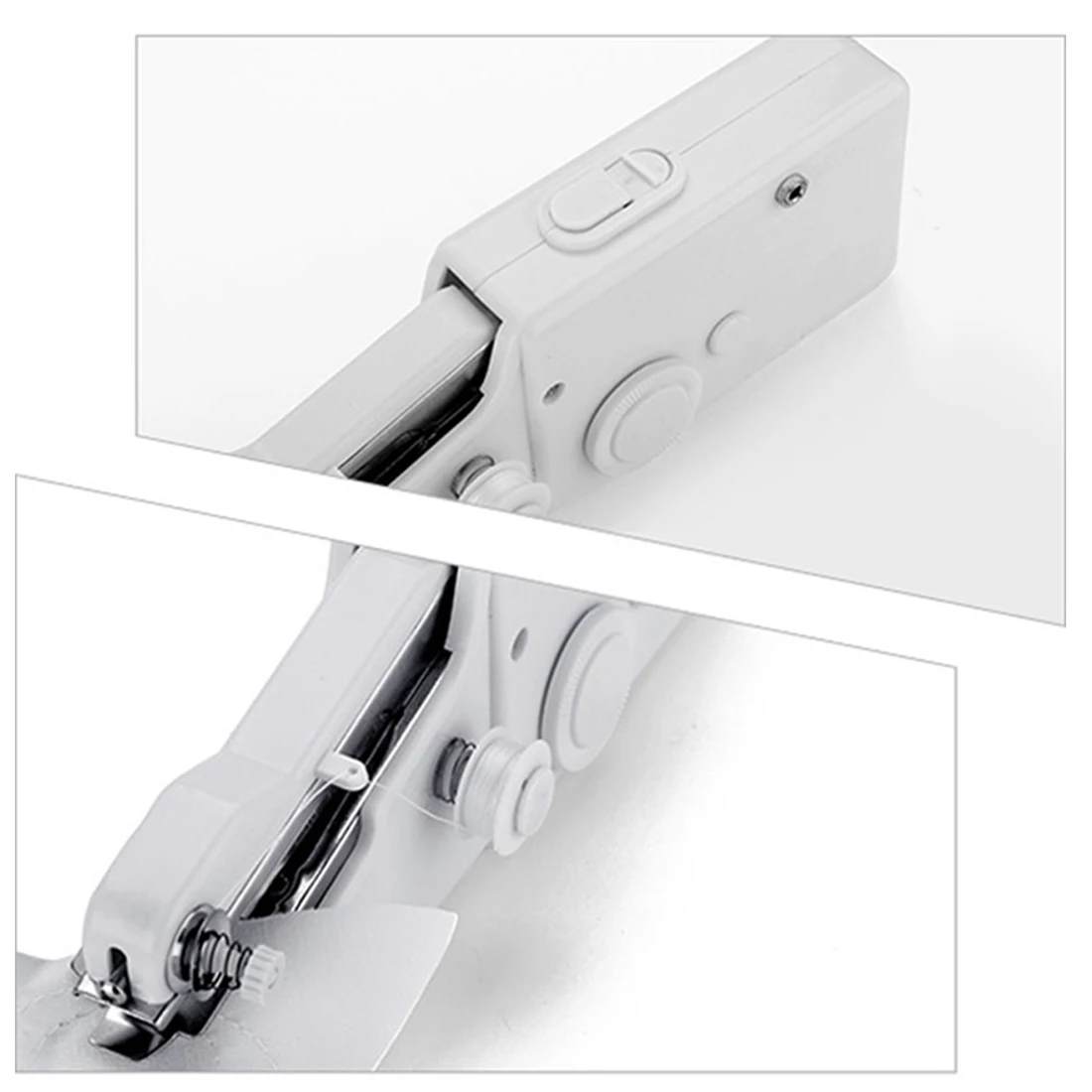 Electric Handheld Sewing Machine Mini Handy Stitch Portable Needlework Cordless Handmade DIY Tool Clothes Portable Household