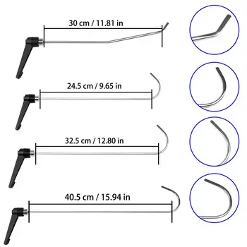 

4pc Newly Design PDR Rods Set of Tools PDR Hook Tool Push Rod best PDR hook Paintless Dent Repair