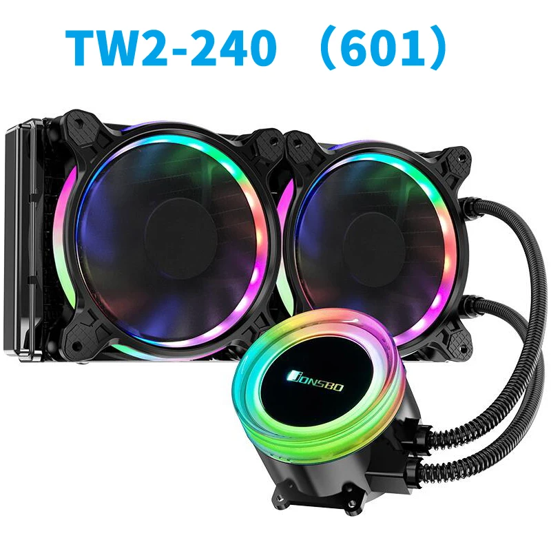 Jonsbo Angel Eye TW2-120 240 501 601RGB автоматический меняющий цвета жидкий процессор кулер для настольного компьютера чехол радиатор